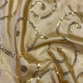 Rental store for Sequin Swirl Pattern 108  Round-Gold in New Orleans LA