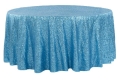 Rental store for Glitz Sequin 132  Round- Aqua Blue in New Orleans LA