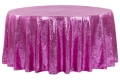 Rental store for Glitz Sequin 132  Round- Fuchsia in New Orleans LA