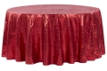 Rental store for Glitz Sequin 132  Round- Red in New Orleans LA